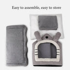 Winter Warm Foldable Pet House | Lilac Acessories