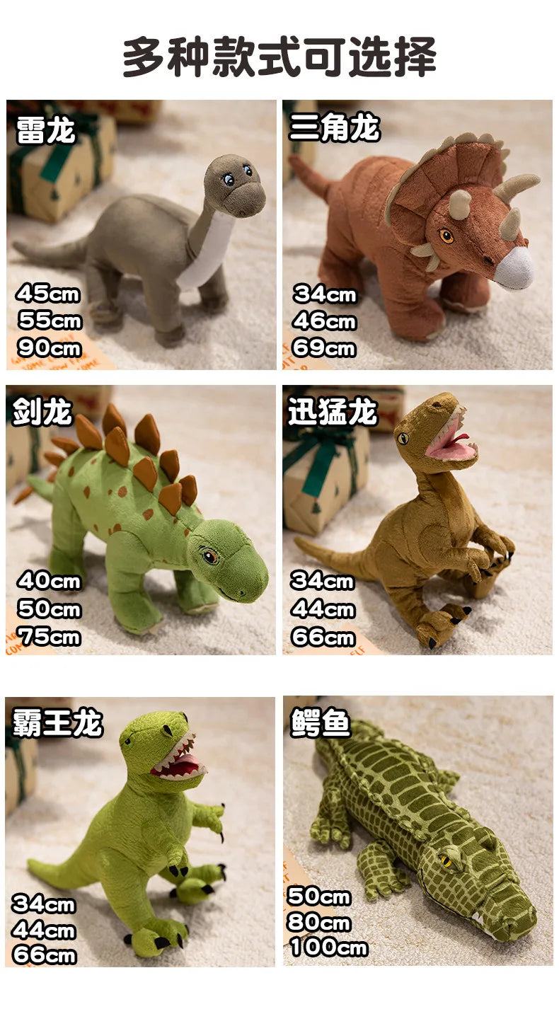 35-100CM Cartoon Dinosaurs Plush Toy | Lilac Toys