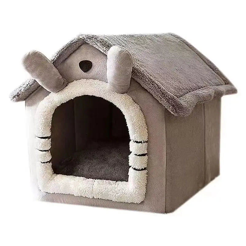 House Style Pet Bed for Small Dogs & Cats | Lilac Pets