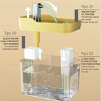 Cat Water Fountain with Auto Filter Transparent Anti-Dry | Lilac Fountain