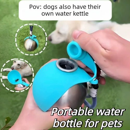 Dog Water Bottle Leak-Proof for Outdoor Activities Like Walking | LILAC WALK