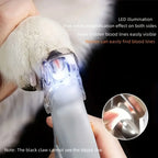 LED Light Pet Nail Clippers - Great for Trimming Cat and Dog Nails and Claws, 5x Magnification | Lilac Pets