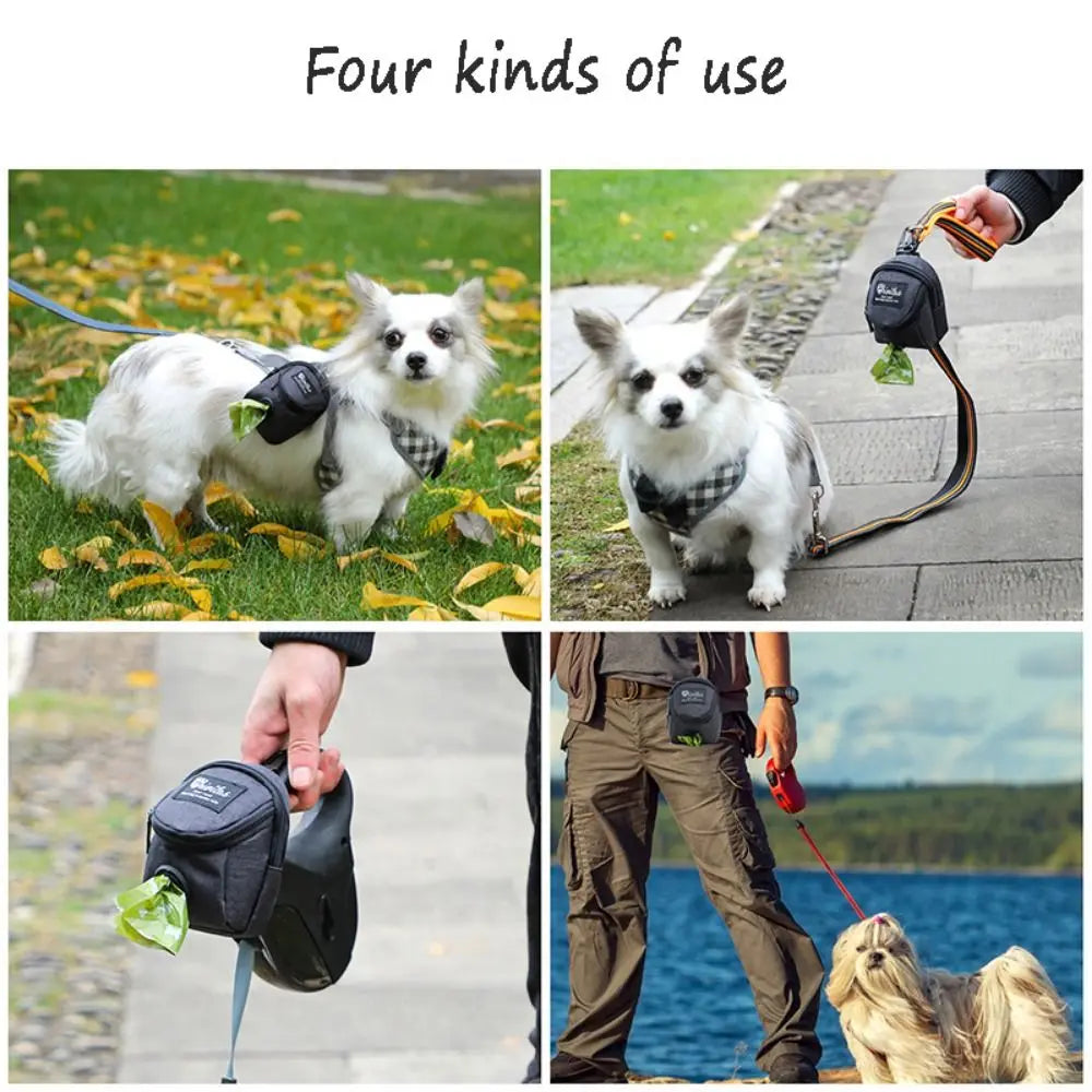 Portable Snack Reward, Dog Poop Bag Dispenser, Dog Treat Pouch, Dog Training. | Lilac Dogs
