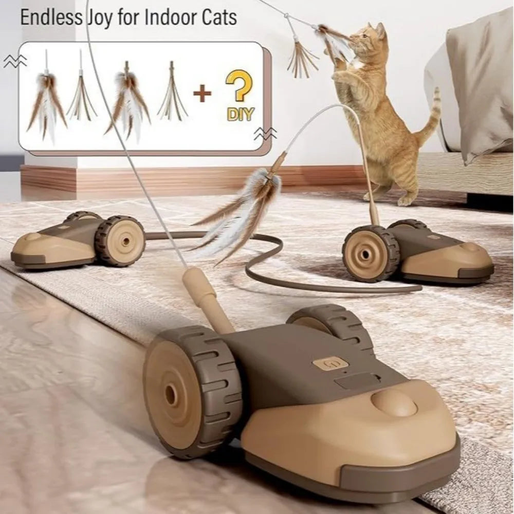 Smart Cat Toy 2 Modes Automatic Moving Touch Wake-up | Lilac Pets