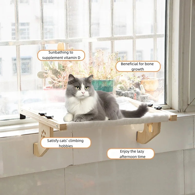 Cat Window Sill, Cat Window Hammock. | Lilac Cats
