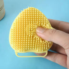 Soft Silicone Dog Cat Brush Pet Shampoo Massager Bath Brush | Lilac Pets