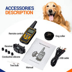 Electric Dog Training Collar Detachable Bark  Rechargeable Anti Barking With pet clicker | Lilac Training