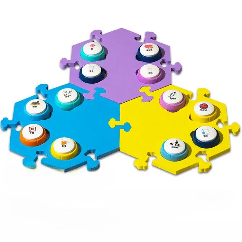 Dog Talk Button Pet Communication Buttons Cat Voice Recorder | Lilac Training
