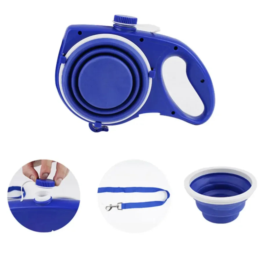 Pet Leash Multifunctional Retractable Water Storage Dog Leash 4 And 1 Adjustable | Lilac Walk