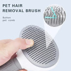Self-Cleaning Pet Hair Remover Brush | Lilac Pets
