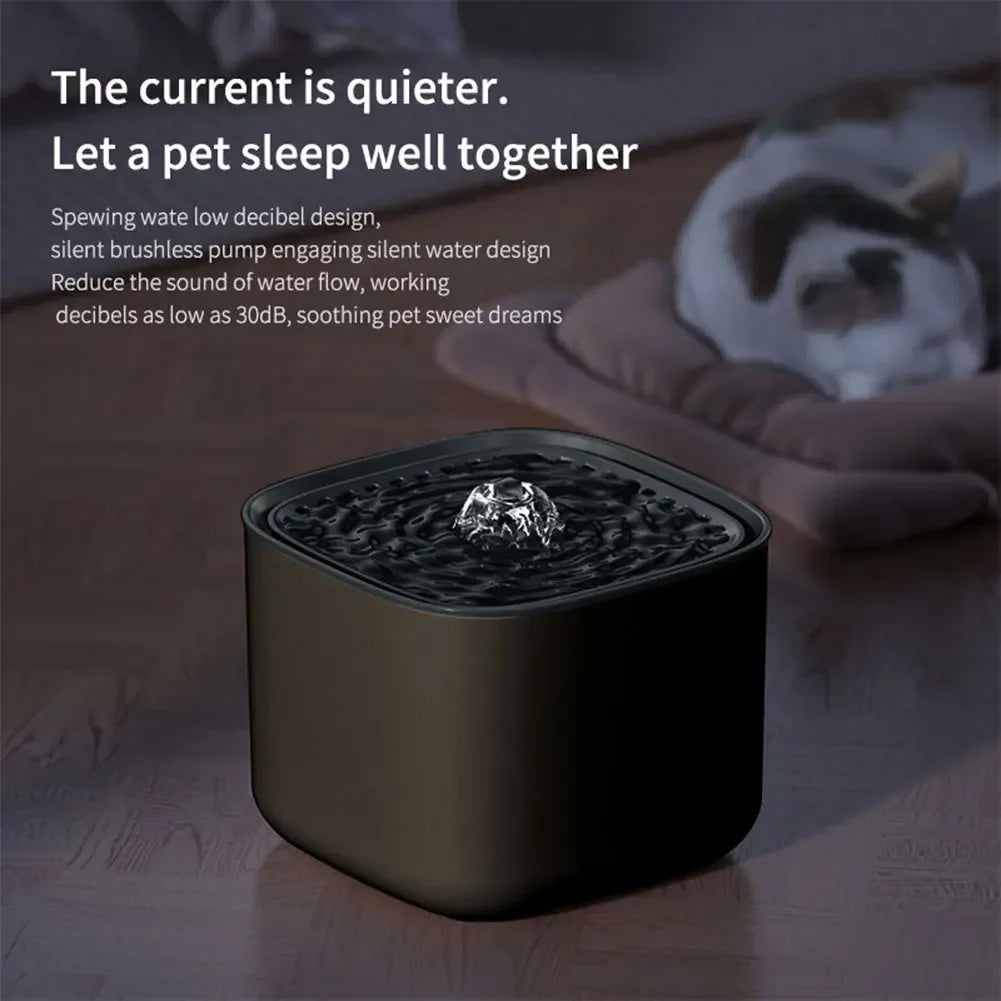 3L Cat Water Fountain Auto Recirculate Filter | Lilac Fountain