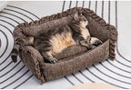 Pet Sofa Bed - Detachable Washable Small Dog and Cat Bed | Lilac Pets