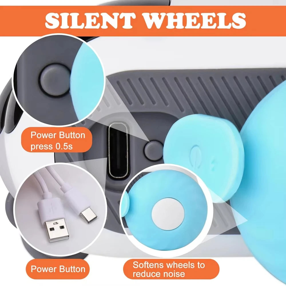 Smart Cat Toy 2 Modes Automatic Moving Remote Controlled | Lilac Cats