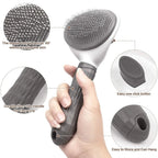 Self-Cleaning Pet Hair Remover Brush | Lilac Pets