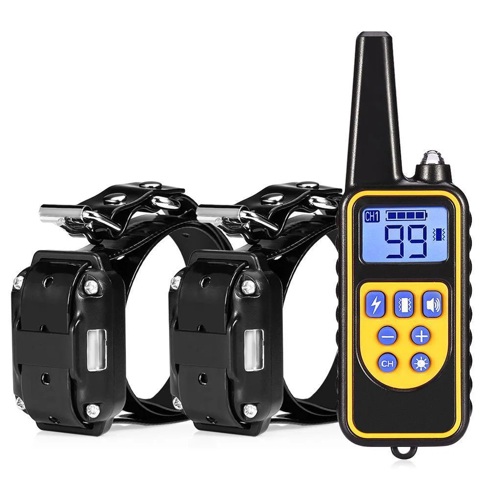 Electric Dog Training Collar Detachable Bark  Rechargeable Anti Barking With pet clicker | Lilac Training