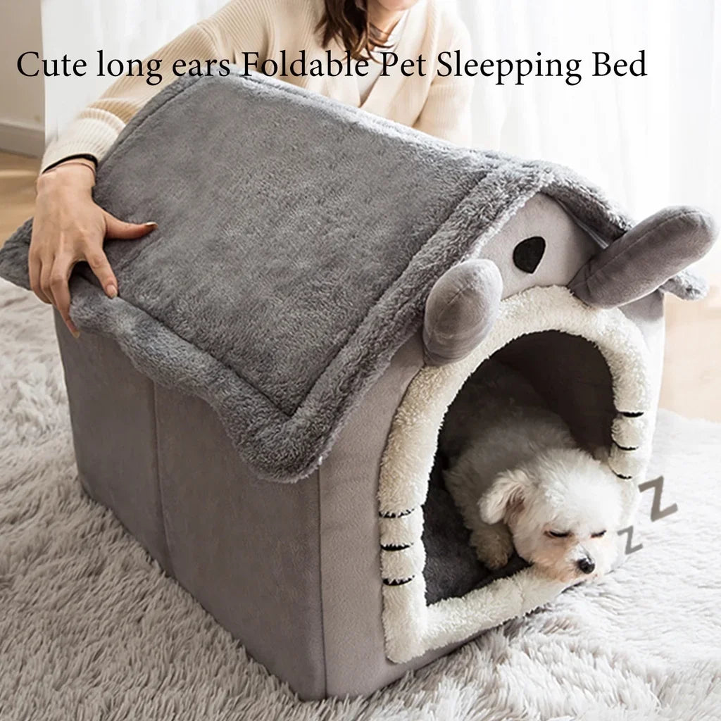 Winter Warm Foldable Pet House | Lilac Acessories