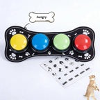 4PCS Dog Button Dog Communication Buttons With Nonslip Mat | Lilac training