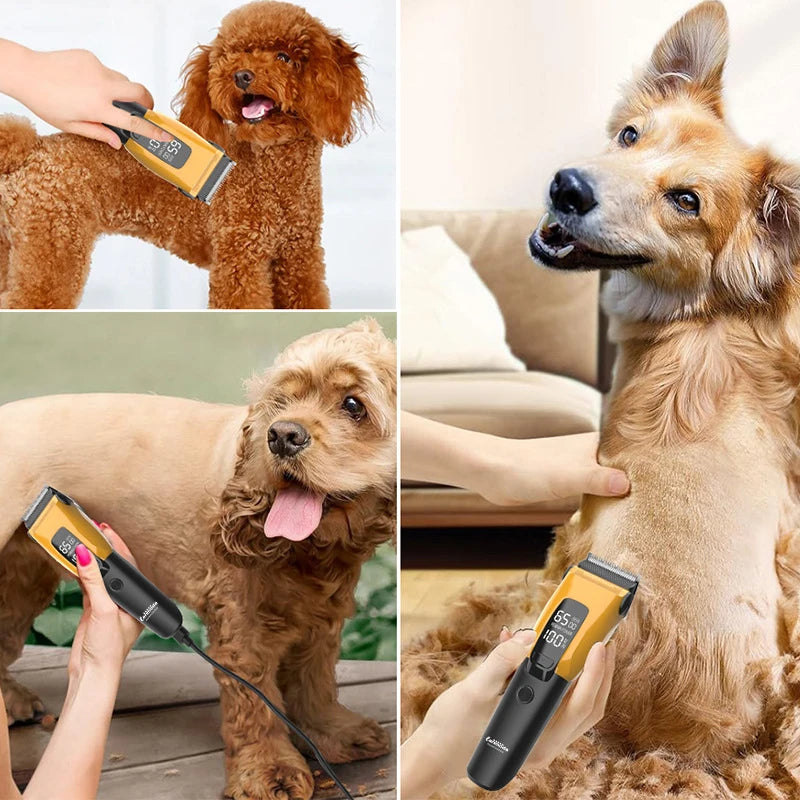 Pet Clipper Professional Dog Hair Trimmer Cat Grooming Shaver Type-c | Lilac Pets