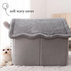 Winter Warm Foldable Pet House | Lilac Acessories