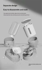 Large Capacity Automatic Pet Feeder and Water Dispenser All in One | Lilac Pets
