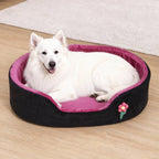 Winter Warm Detachable Dog Bed Elastic Round | Lilac Dogs