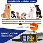 Electric Dog Training Collar Detachable Bark  Rechargeable Anti Barking With pet clicker | Lilac Training