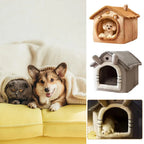 Thickened Pet Warm House | Lilac Pets