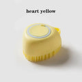 Soft Silicone Dog Cat Brush Pet Shampoo Massager Bath Brush | Lilac Pets