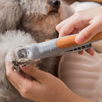 LED Light Pet Nail Clippers - Great for Trimming Cat and Dog Nails and Claws, 5x Magnification | Lilac Pets