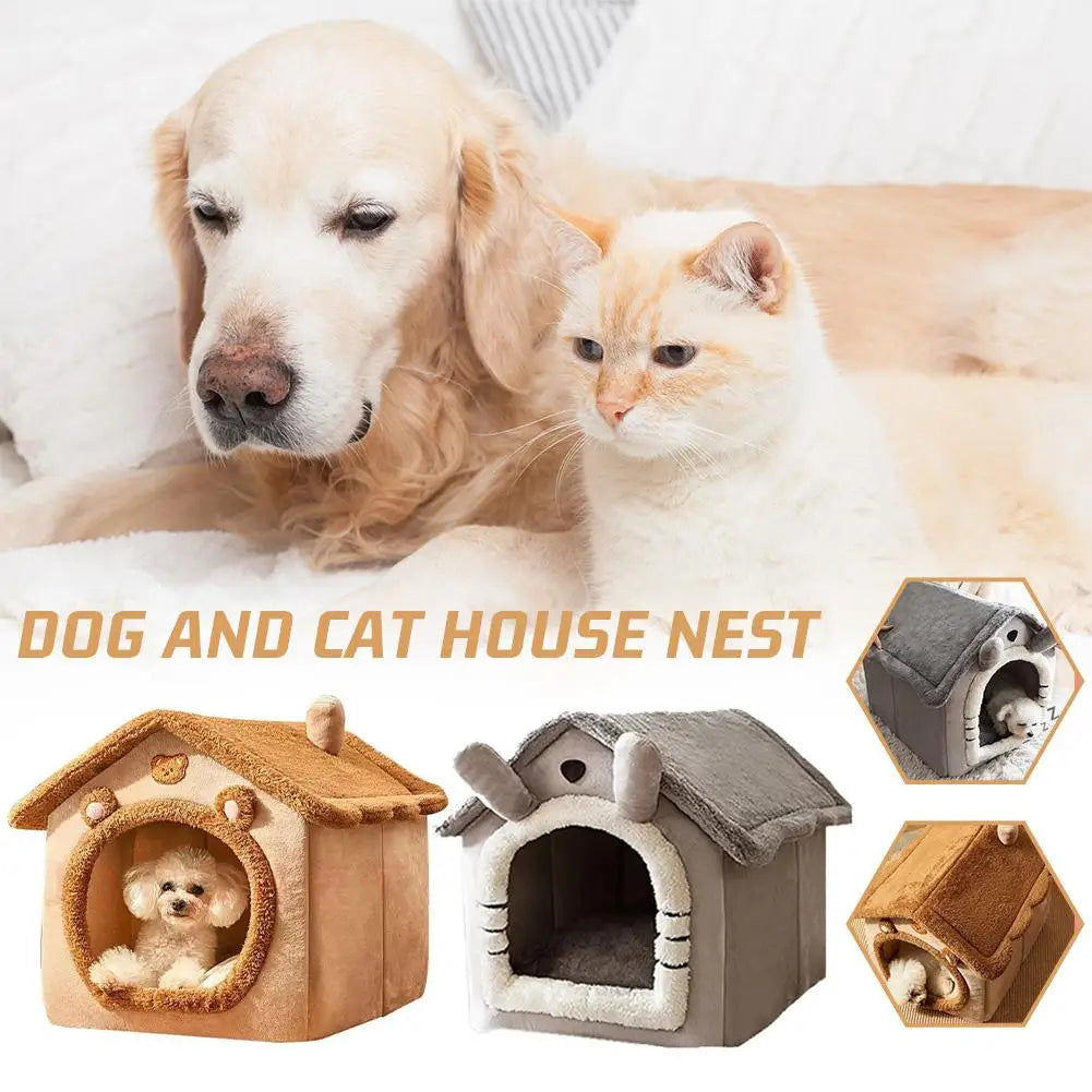 Thickened Pet Warm House | Lilac Pets