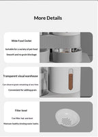 Large Capacity Automatic Pet Feeder and Water Dispenser All in One | Lilac Pets