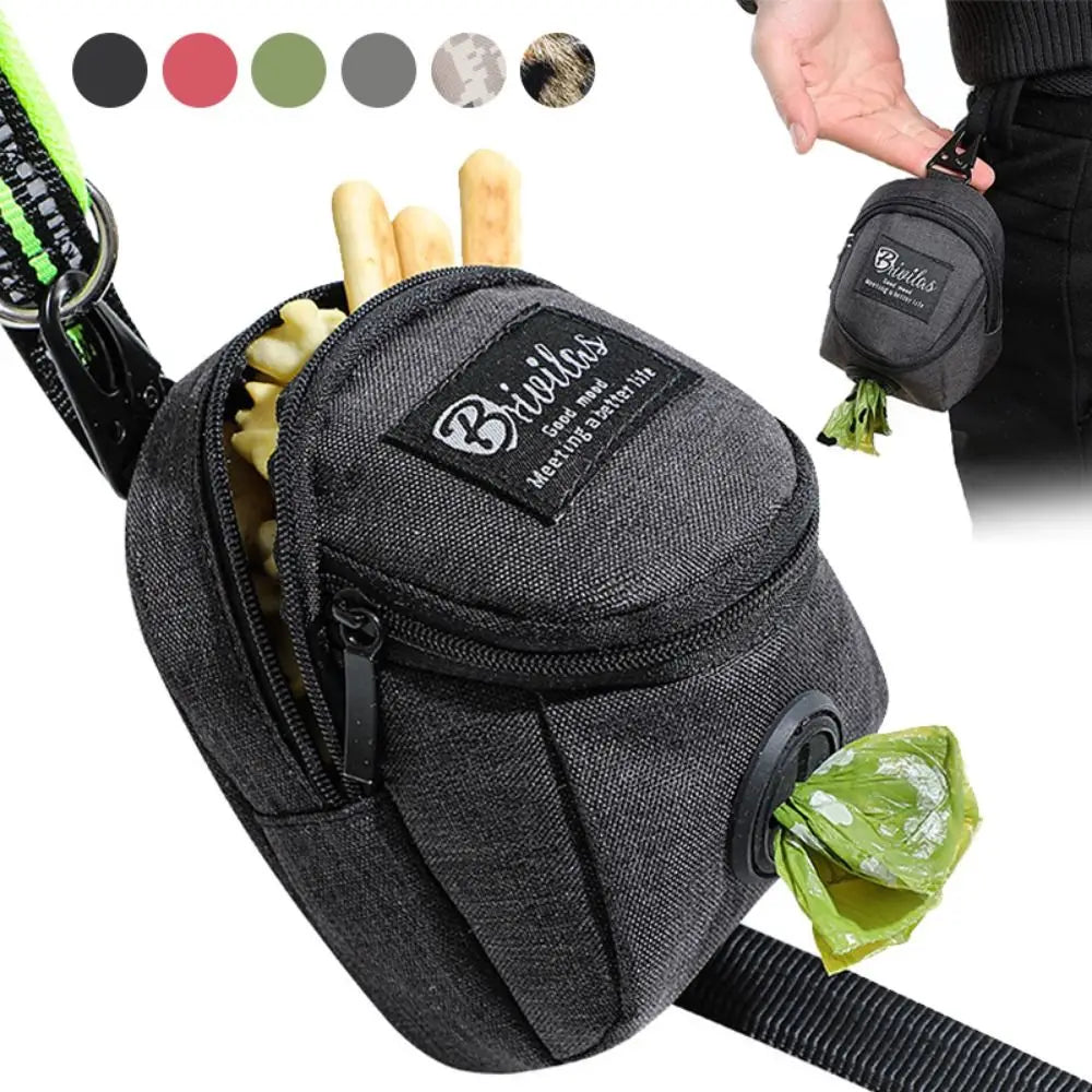 Portable Snack Reward, Dog Poop Bag Dispenser, Dog Treat Pouch, Dog Training. | Lilac Dogs