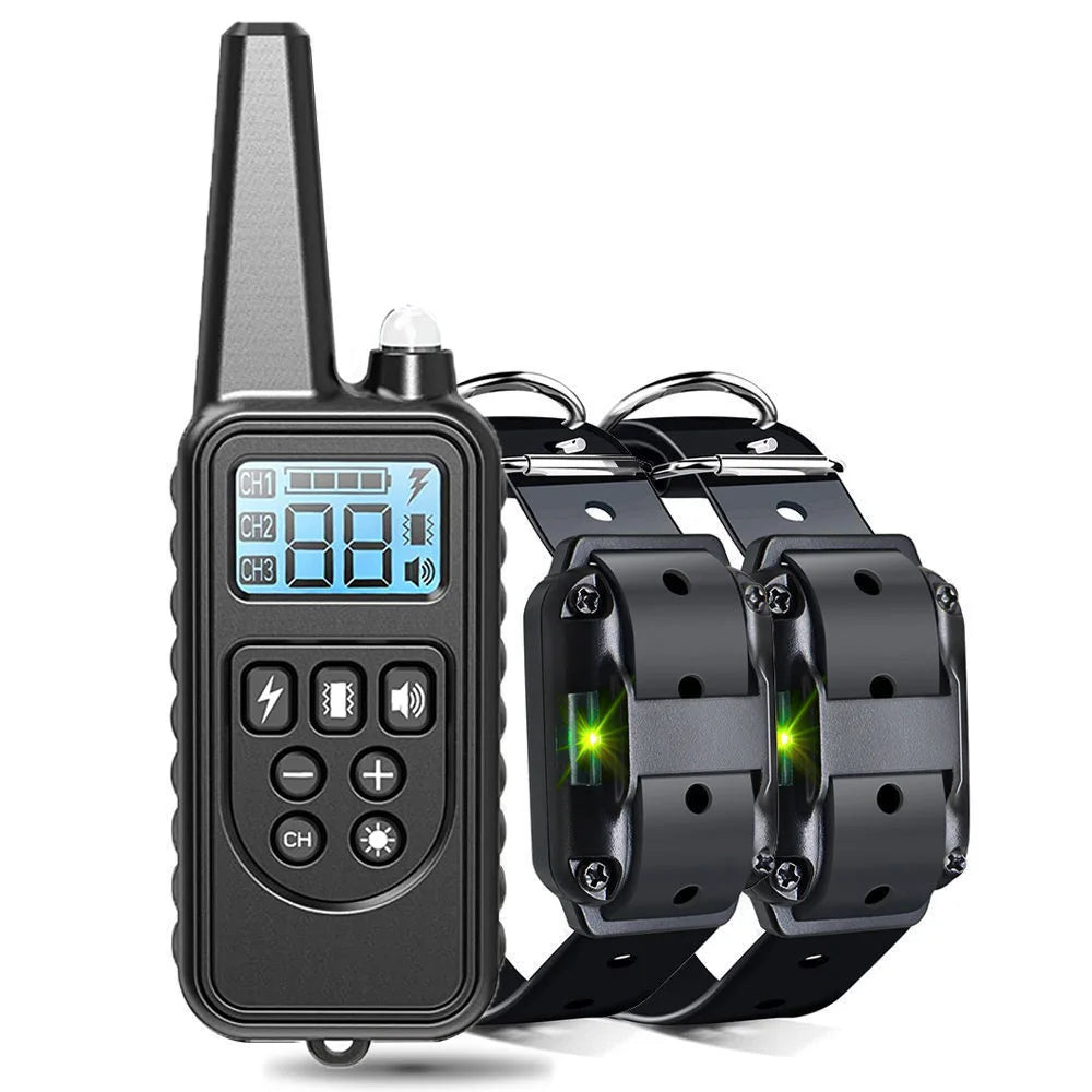 Electric Dog Training Collar Detachable Bark  Rechargeable Anti Barking With pet clicker | Lilac Training