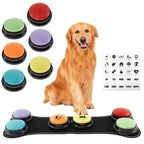 4/6 Pcs Dog Communication Buttons with Nonslip Mat Voice Recording Button for Pet Training Buzzer 30 Second Record Playback