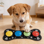 4PCS Dog Button Dog Communication Buttons With Nonslip Mat | Lilac training