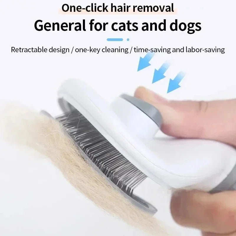 Self-Cleaning Pet Hair Remover Brush | Lilac Pets