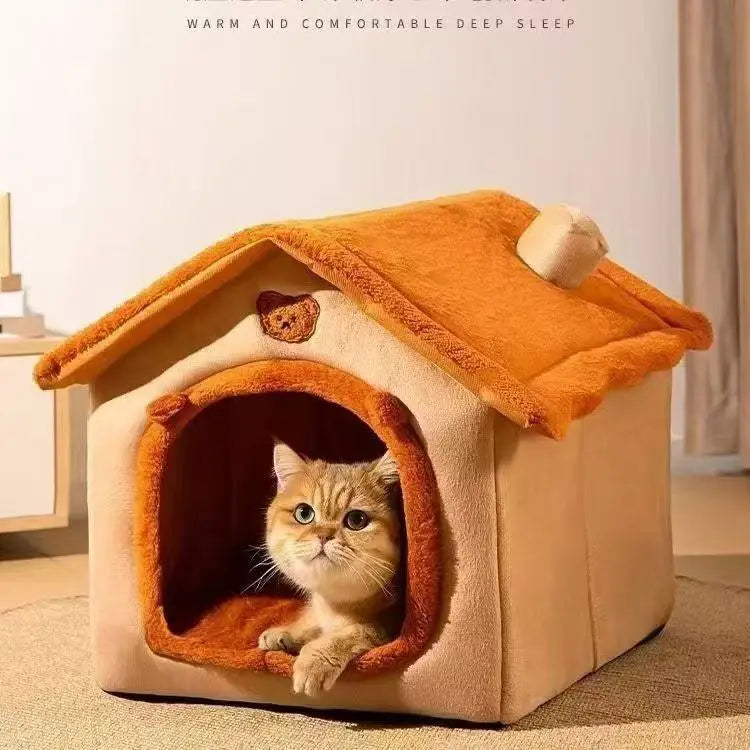 House Style Pet Bed for Small Dogs & Cats | Lilac Pets
