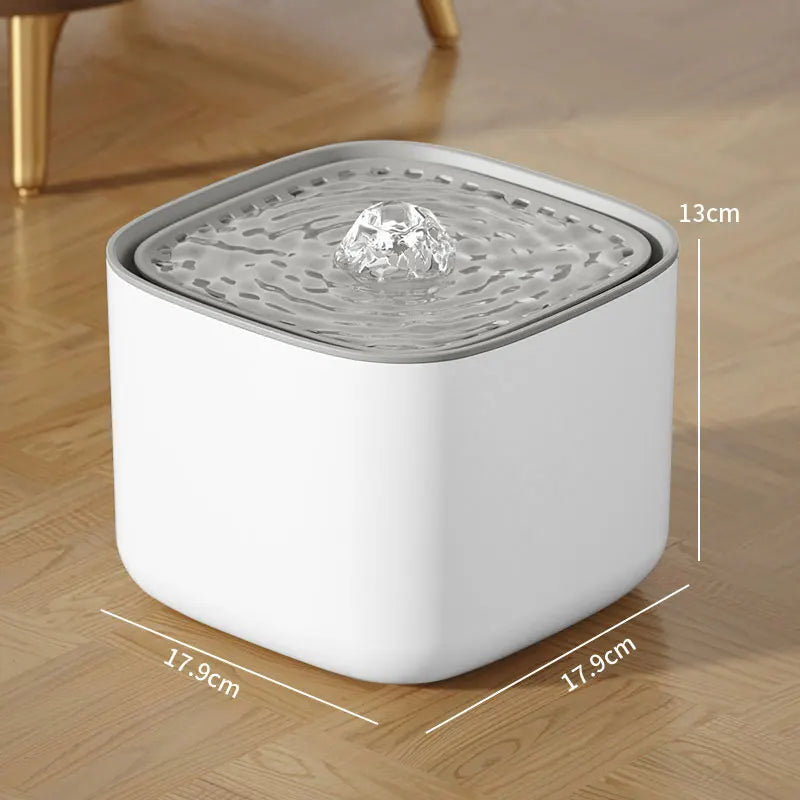3L Cat Water Fountain Auto Recirculate Filter | Lilac Fountain
