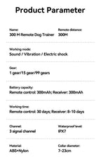 Electric Dog Training Collar Remote Control | Lilac training