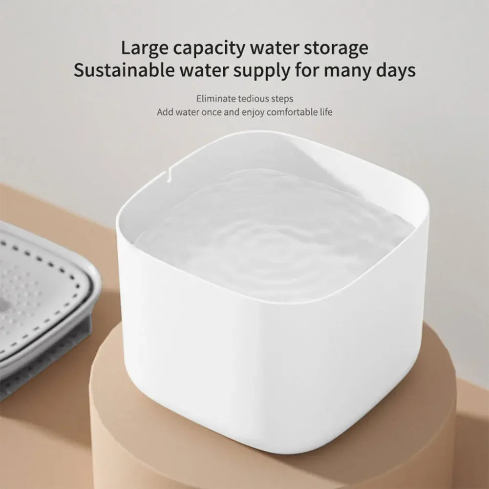 3L Cat Water Fountain Auto Recirculate Filter | Lilac Fountain