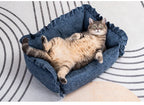 Pet Sofa Bed - Detachable Washable Small Dog and Cat Bed | Lilac Pets
