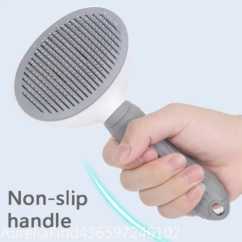 Self-Cleaning Pet Hair Remover Brush | Lilac Pets