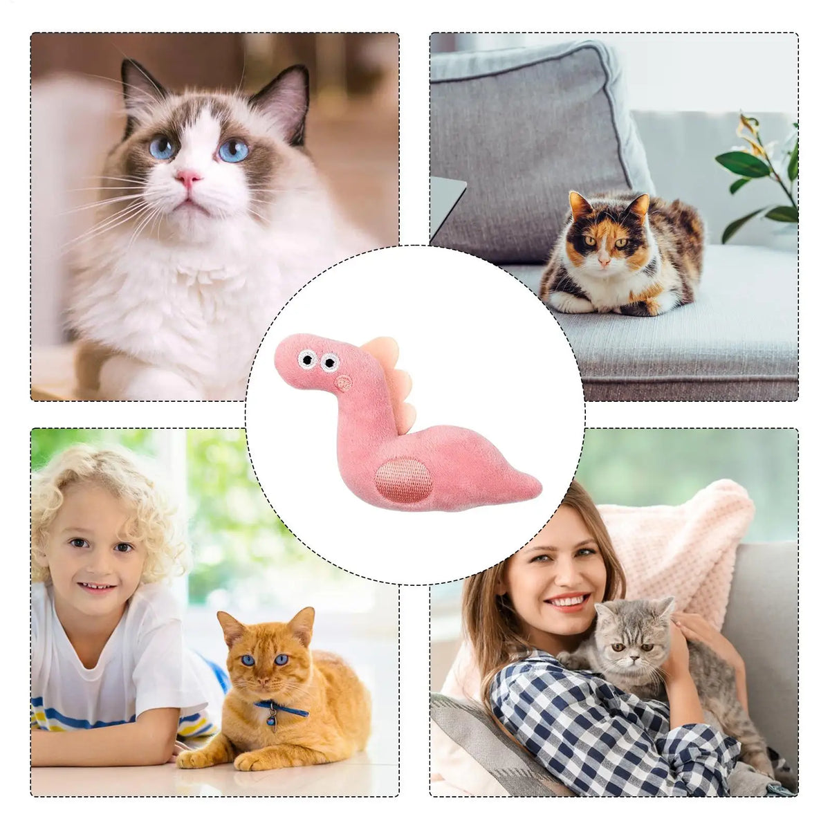 Soft Stuffed Dog Plush Toys snake/dinosaur | Lilac Toys