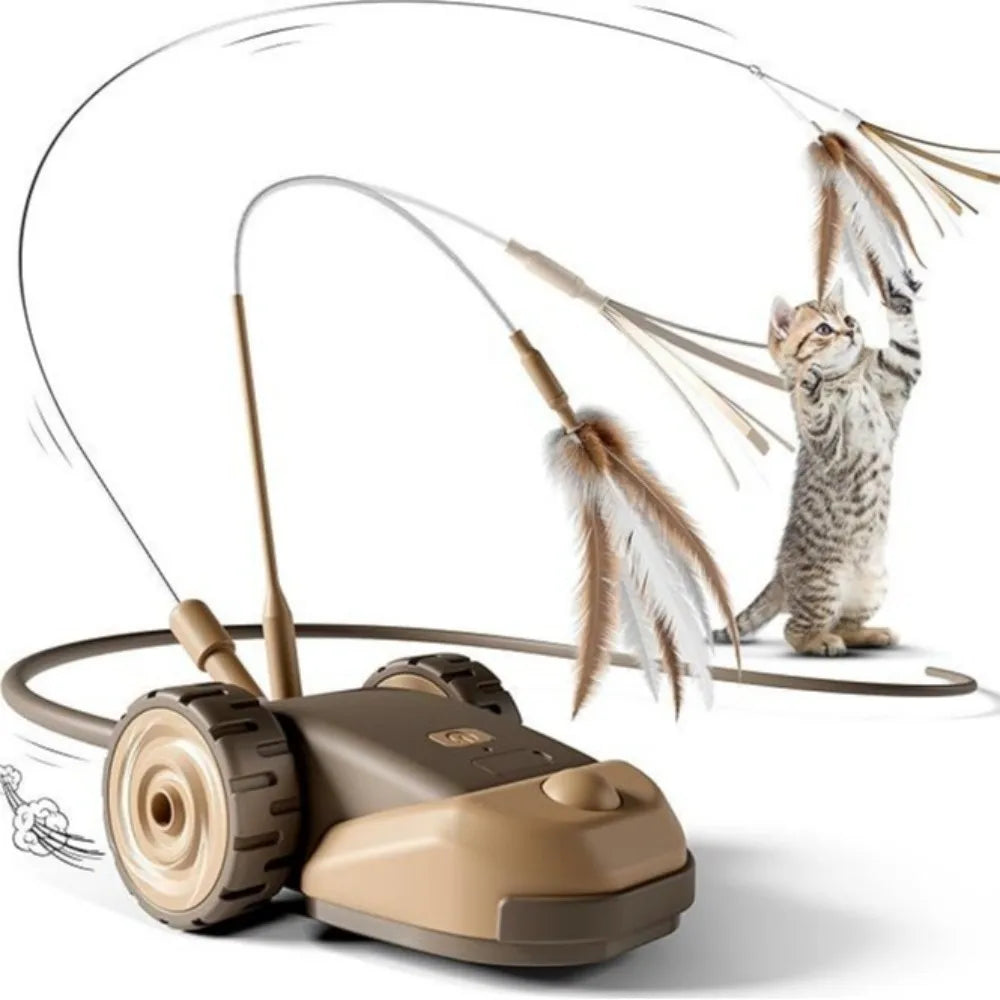 Smart Cat Toy 2 Modes Automatic Moving Touch Wake-up | Lilac Pets