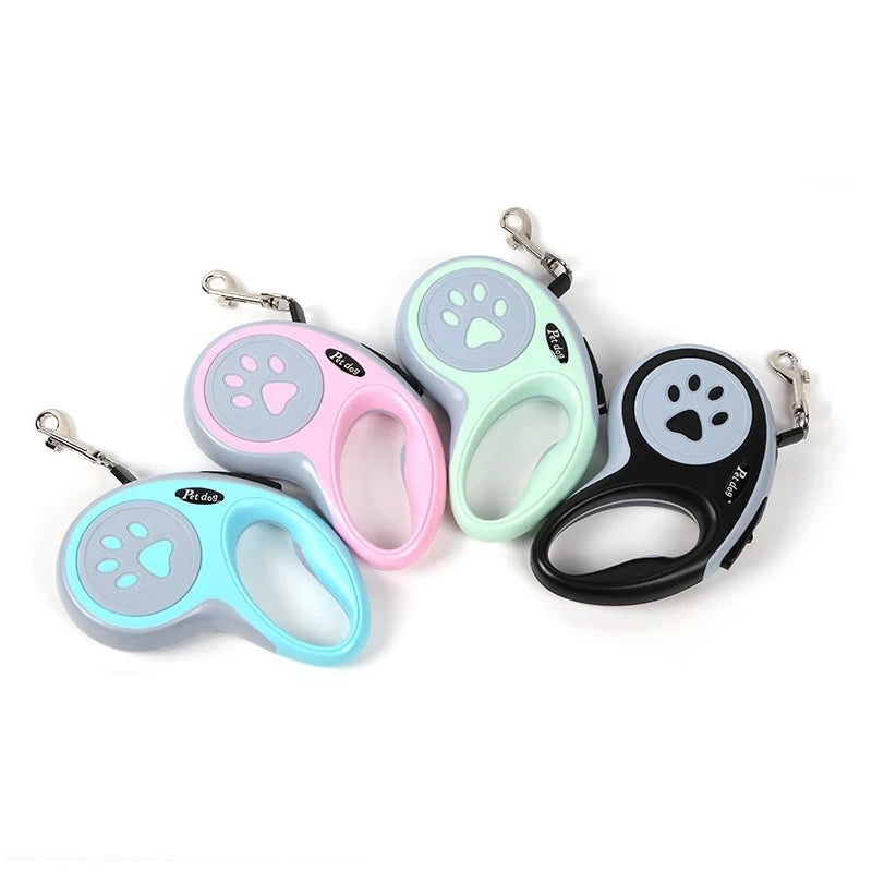 Nylon Dog Leash Automatic Retractable | Lilac Walk