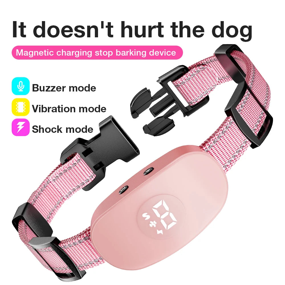 Anti Barking Collar Smart Dog | Lilac training