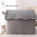 Winter Warm Foldable Pet House | Lilac Acessories