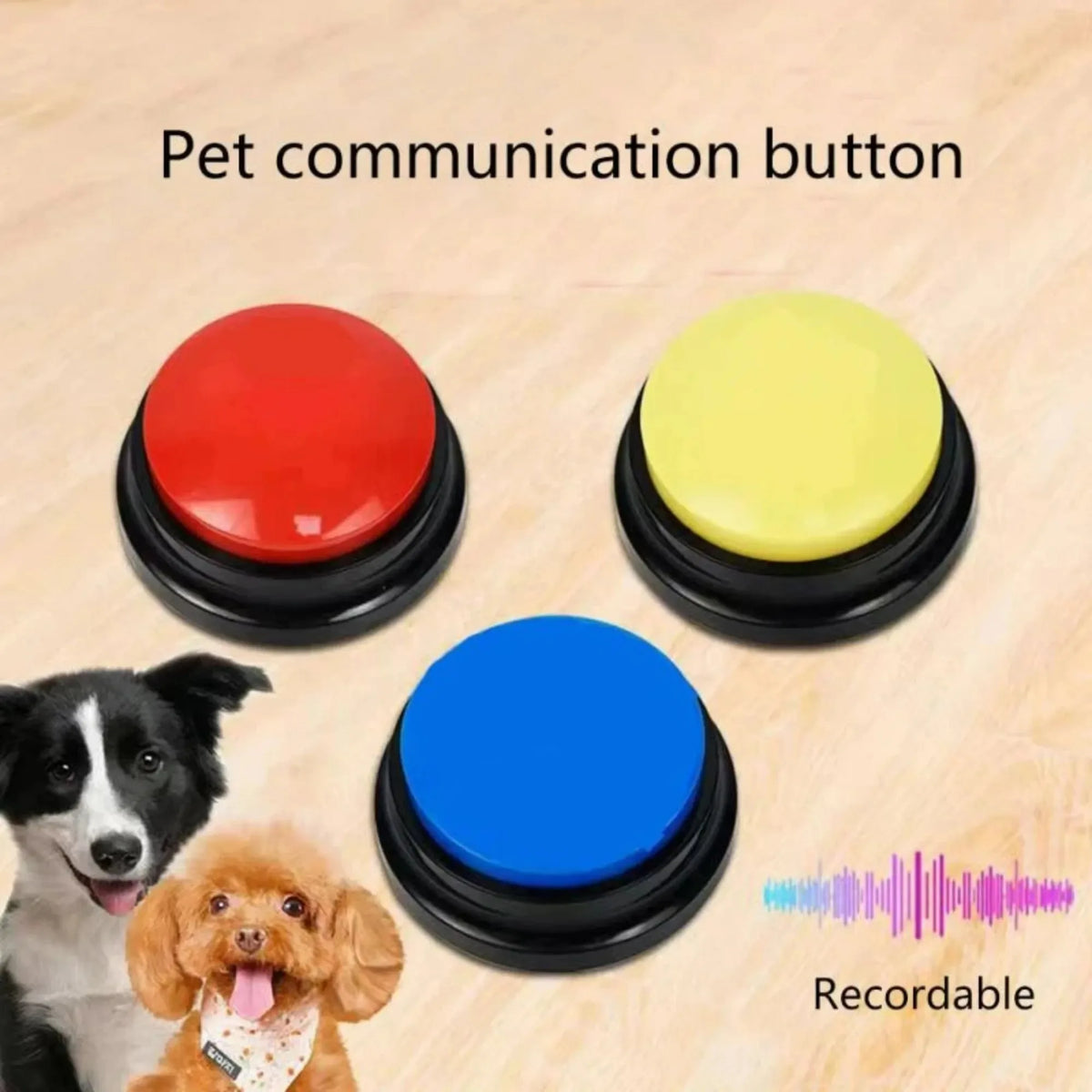 8/4/1 Uni Dog Communication Buttons Voice Recording, Button for Pet Training | Lilac Training