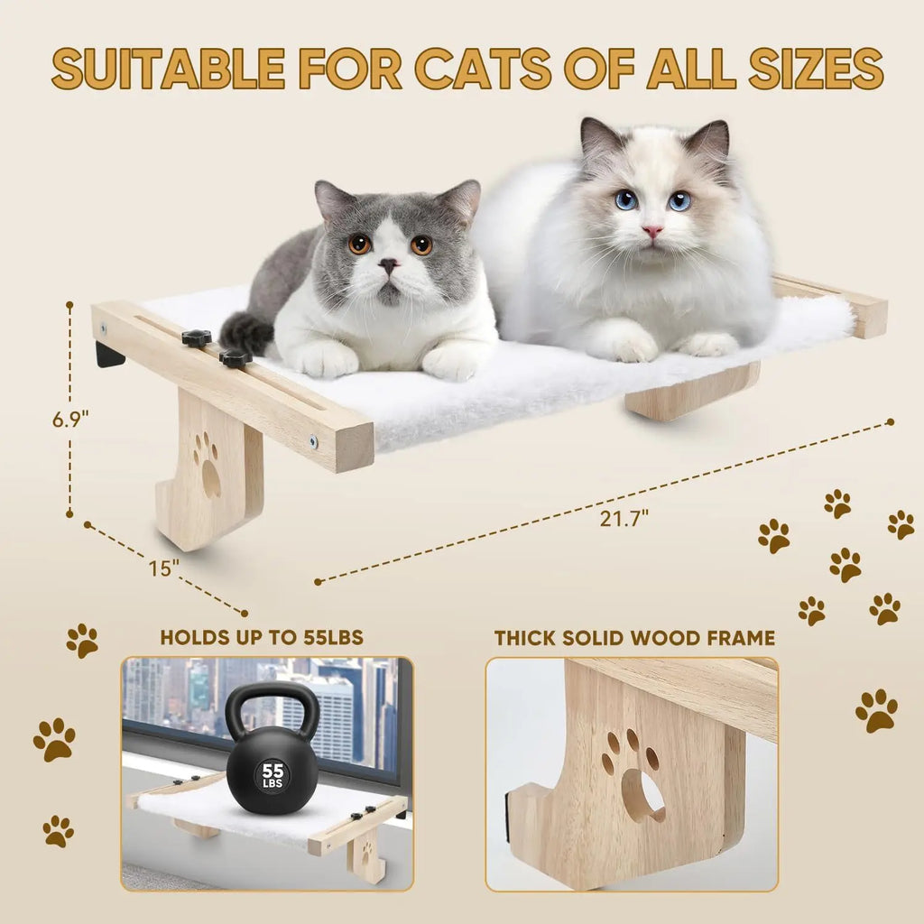 Cat Window Sill, Cat Window Hammock. | Lilac Cats