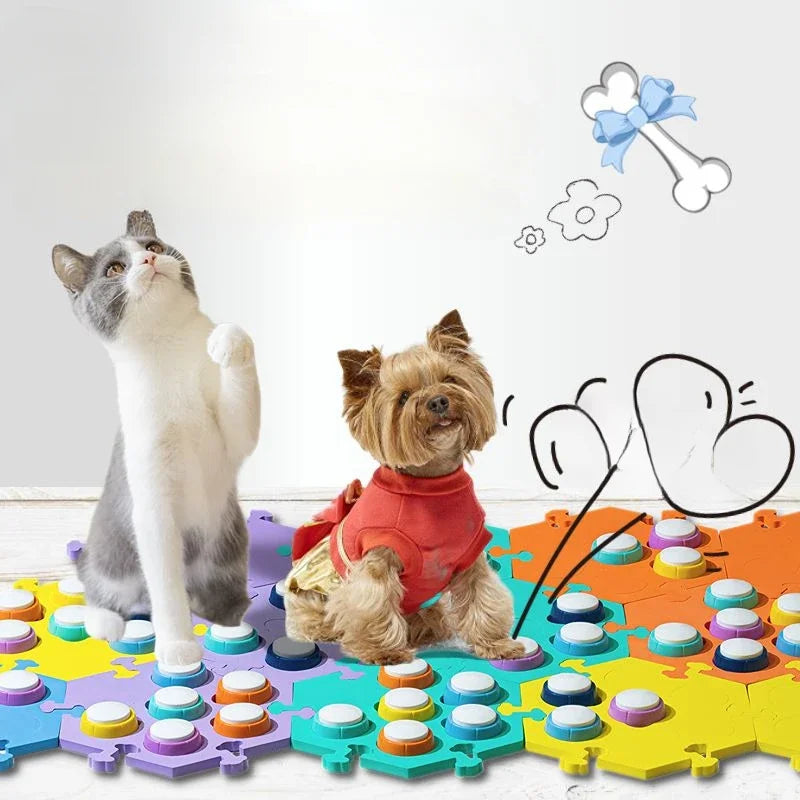 Dog Talk Button Pet Communication Buttons Cat Voice Recorder | Lilac Training